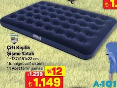 BESTWAY ÇİFT KİŞİLİK ŞİŞME YATAK 137X191X22 CM
